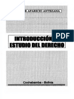 Walter Aparicio Antezana - Introduccion Al Estudio Del Derecho