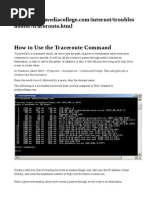 Hooter/traceroute - HTML: Traceroute Is A Command Which Can Show You The Path A Packet of Information Takes From Your