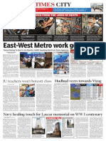 Times: East-West Metro Work Gets Rolling