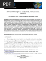 Etapas Na Produção de Combustivel Nuclear