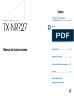 Manual TX-NR727 Es