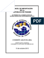 Arancel Nacional de Importación Panamá