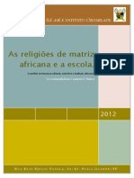 As Religiões ade Matriz Africana e a Escola Apostila