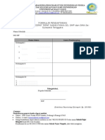 Formulir Pendaftaran OHF 2015