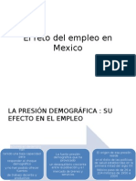 El Reto Del Empleo en Mexico