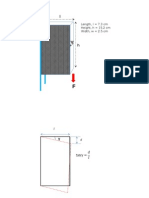 Schematic of Rubber Block Under Loading