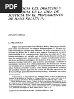 Sociología Del Derecho y Sociología de La Idea de Justicia en El Pensamiento de H. Kelsen