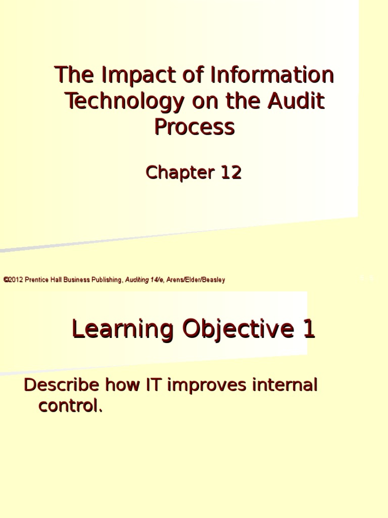 The Impact of Information Technology On The Audit Process | PDF | Audit ...