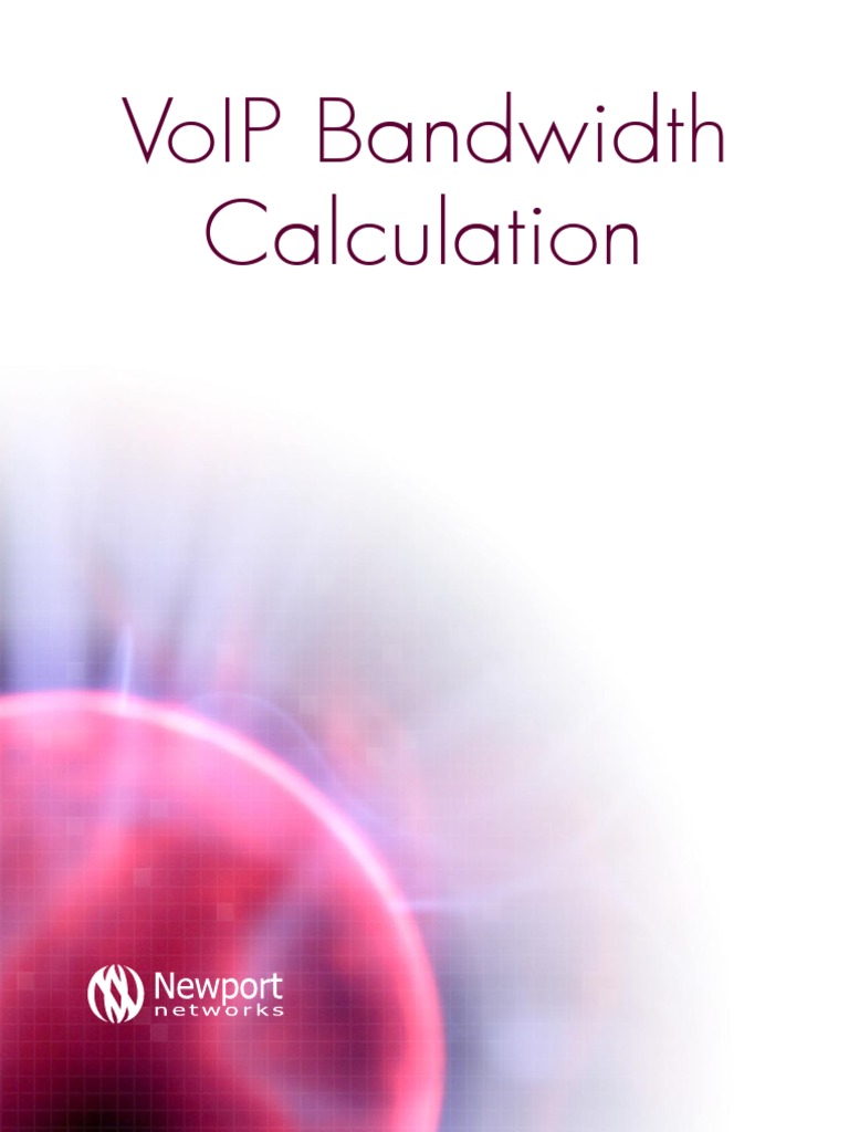 Voip Bandwidth Calculation PDF Network Packet Protocols