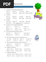 Using Logarithm Laws 3