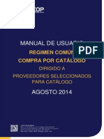 Manual Catálogo Proveedores