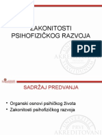 005 Zakonitosti Psihofizičkog Razvoja