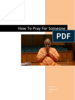 How To Pray For Someone: Swami Veda (Company Name) (Date)