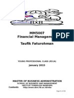 Syllabus MM5007 Financial Management 51A