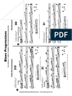 Blues Progressions - Treble, Bflat