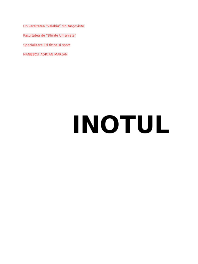 INOTUL | PDF