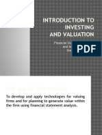 1 An Introduction Investing and Valuation