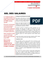 GEL DES SALAIRES