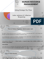 EStablishing Strategic Pay Plans & Labor Relations