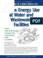 Reduce Energy Use at Water and Wastewater Facilities