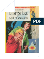 Blyton Enid Série Mystère Détectives 9 Le mystère du camp de vacances 1951 The Mystery of the Vanished Prince.doc