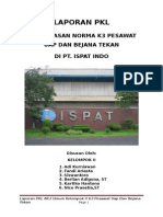 Laporan PKL AK3 Umum - Bejana Tekan Dan Mesin Uap Di PT Ispatindo