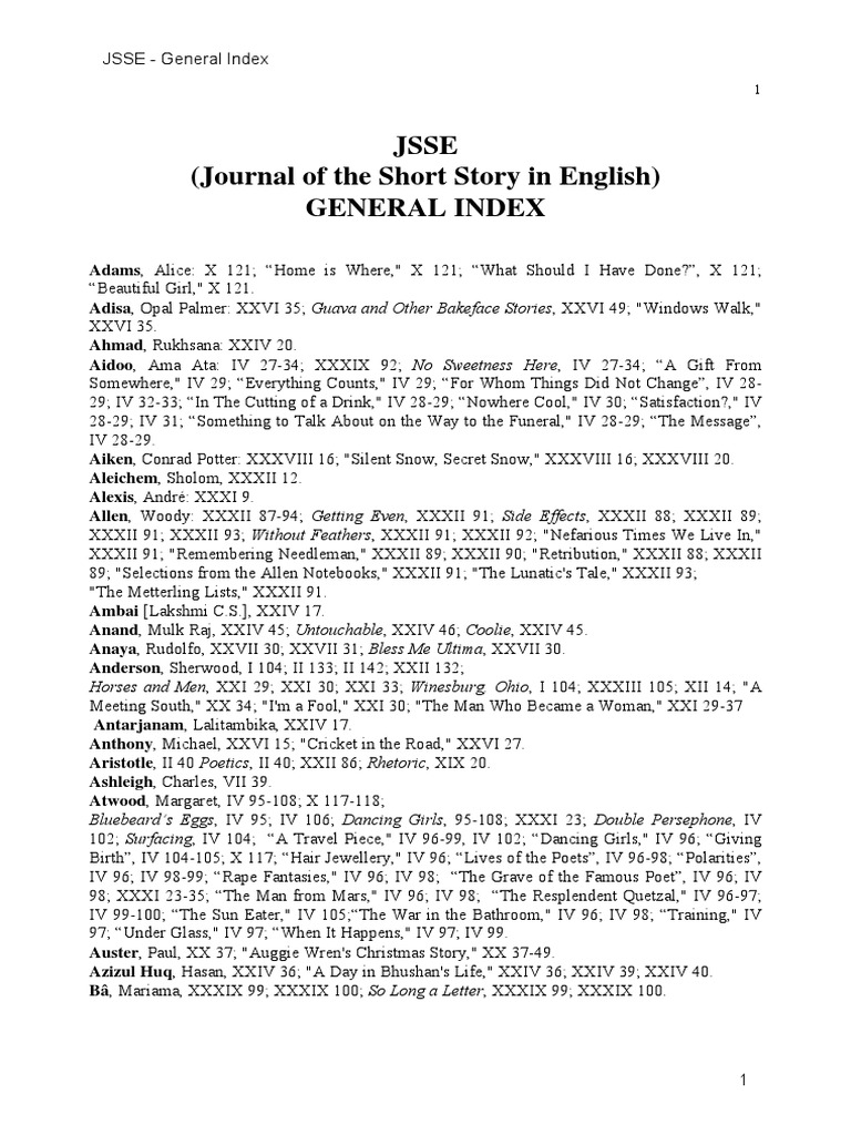 768px x 1024px - Journal of Short Stories | PDF