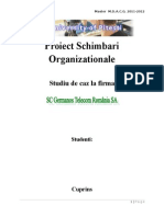 Schimbarea organizationala La Germanos