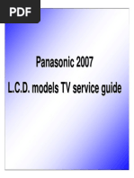 Panasonic 2007 LCDTV Service Guide