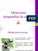 Ideas Para Despedidas de Soltera