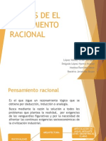 Formas de El Pensamiento Raciona Def