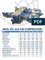 ARIEL JGC and JGD COMPRESSORS SPECIFICATIONS