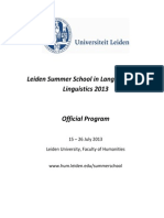 Official Program 2013-1
