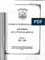 Kurikulum BTQ SD Kab Pasuruan