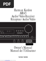 Download Manual Harman Kardon AVR 45 RDS by Un Poco de Todo SN253515813 doc pdf