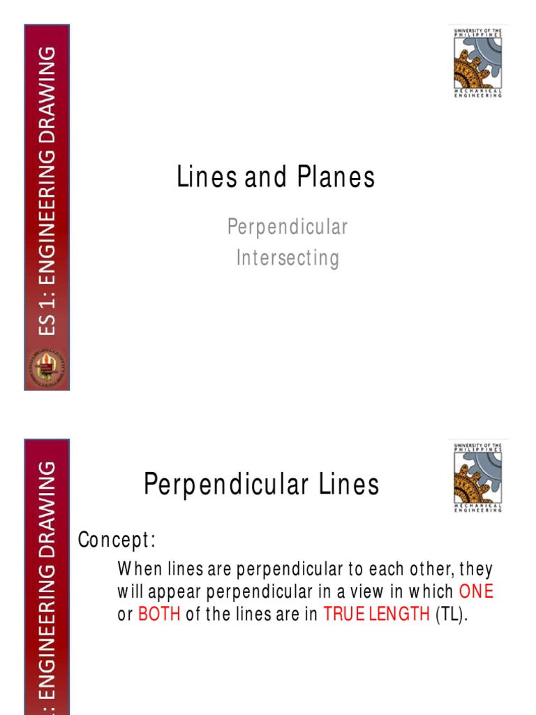 Geometry: Perpendicular & Intersecting | PDF | Science & Mathematics ...