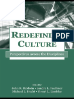 Redefining Culture Perspectives Across The Disciplines