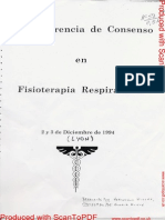 Conferencia Consenso Lyon 1994 Fisioterapia Respiratoria