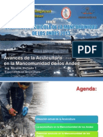 Desarrollo Acuicola de La Mancomunidad de Los Andes - 2013 PDF