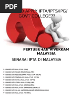 How To Apply IPTA