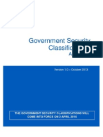 Government Security Classifications (April 2014)