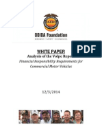 OOIDA Foundation Analysis of The Volpe Report