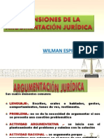 Dimensiones de La Arguemtacion Juridica