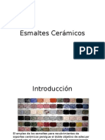 Esmaltes Cerámicos