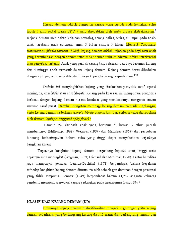 kejang  demam   kejang  demam