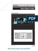 Product Guide Short Block Index - Engines - GenSets - 932-0109B