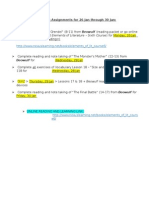 Homework Assignments For 26 Jan Through 30 Jan - CP