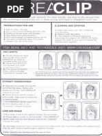 Download CreaClip instructionspdf by BB SN253536419 doc pdf