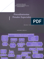 Procedimientos Penales Especiales