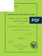 Severin Jules - Le monopole universitaire.pdf